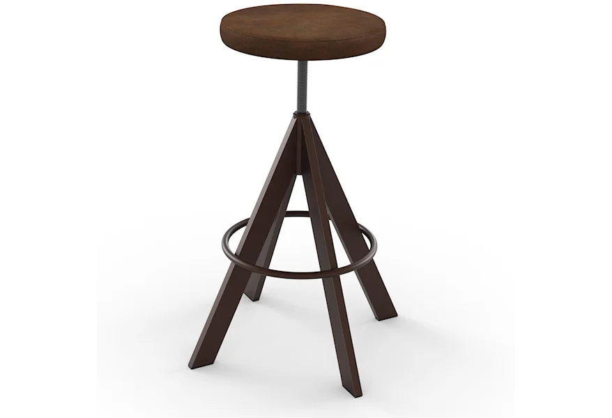 Industrial - Amisco Uplift Screw Stool by Amisco at Esprit Decor Home Furnishings